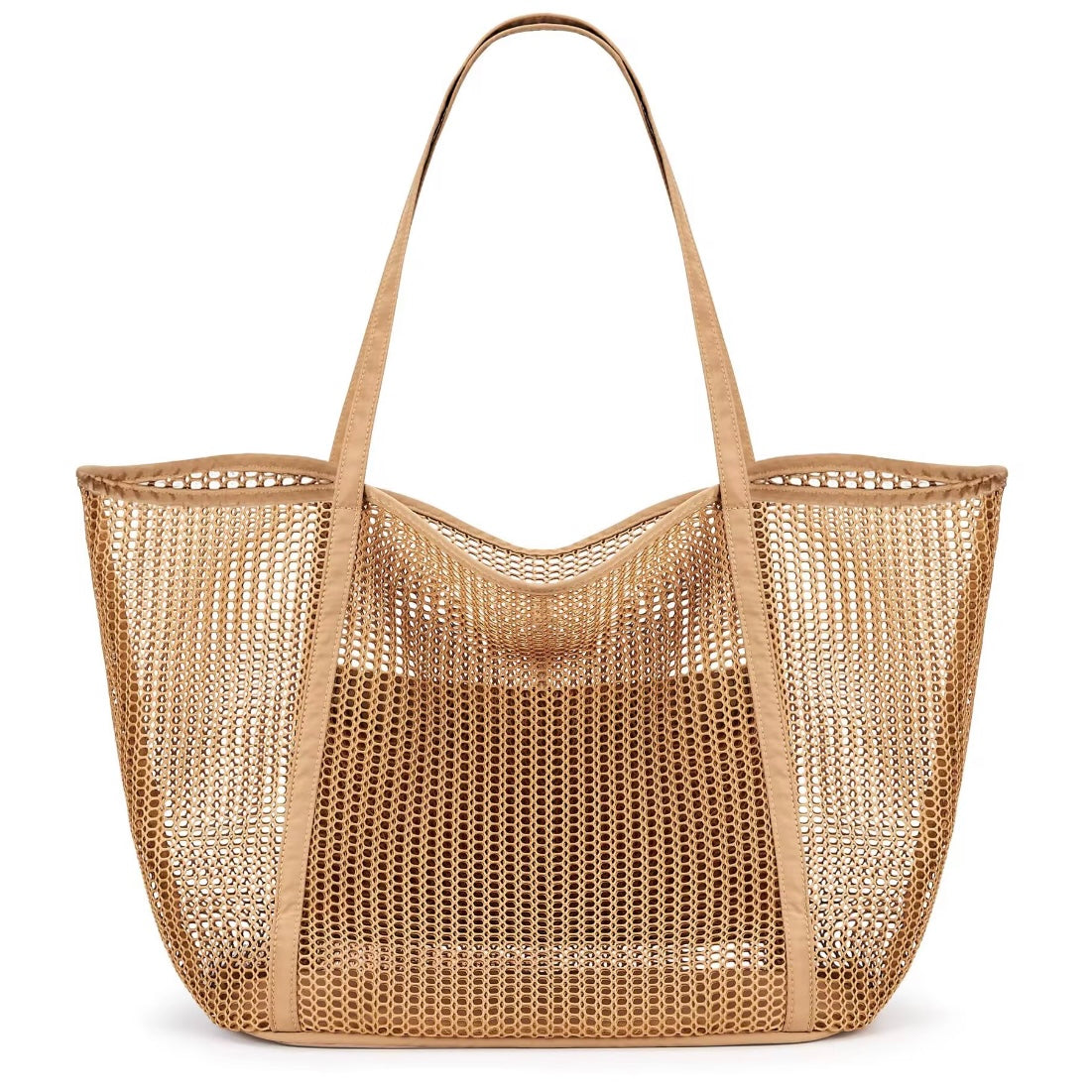 Tote Soleil — Sac de Plage Grande Capacité en Maille, L'Incontournable de Tes Étés