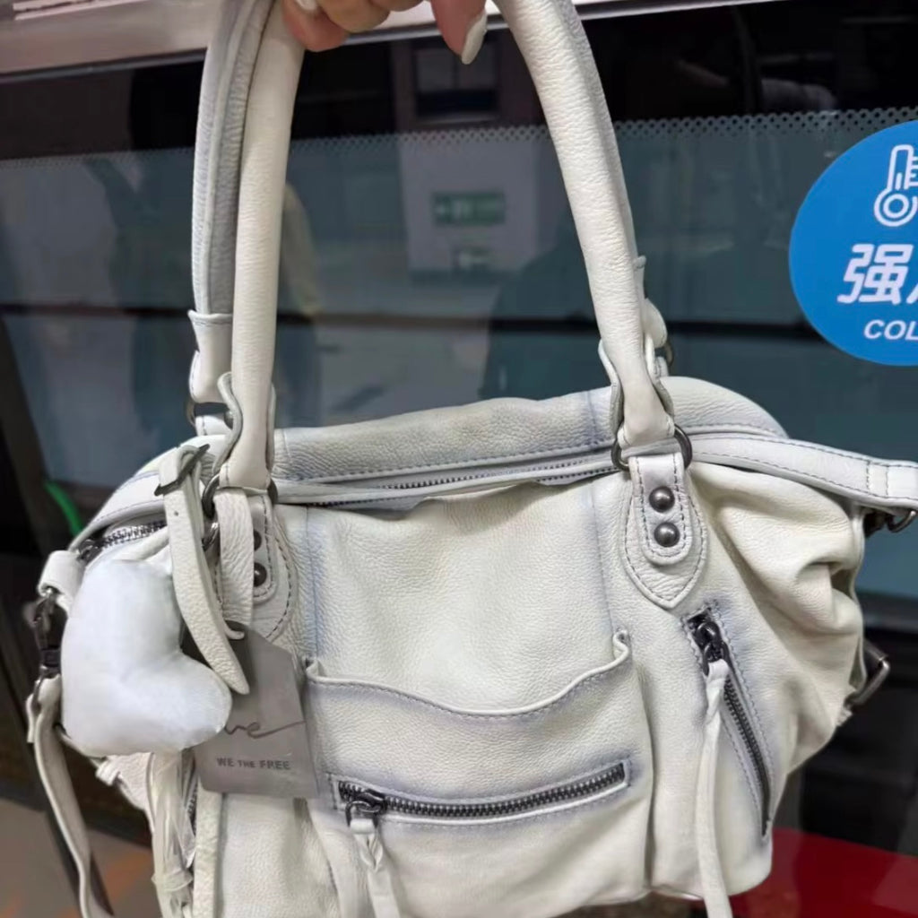 Sac Bandoulière Vintage – Style Moto Bohème
