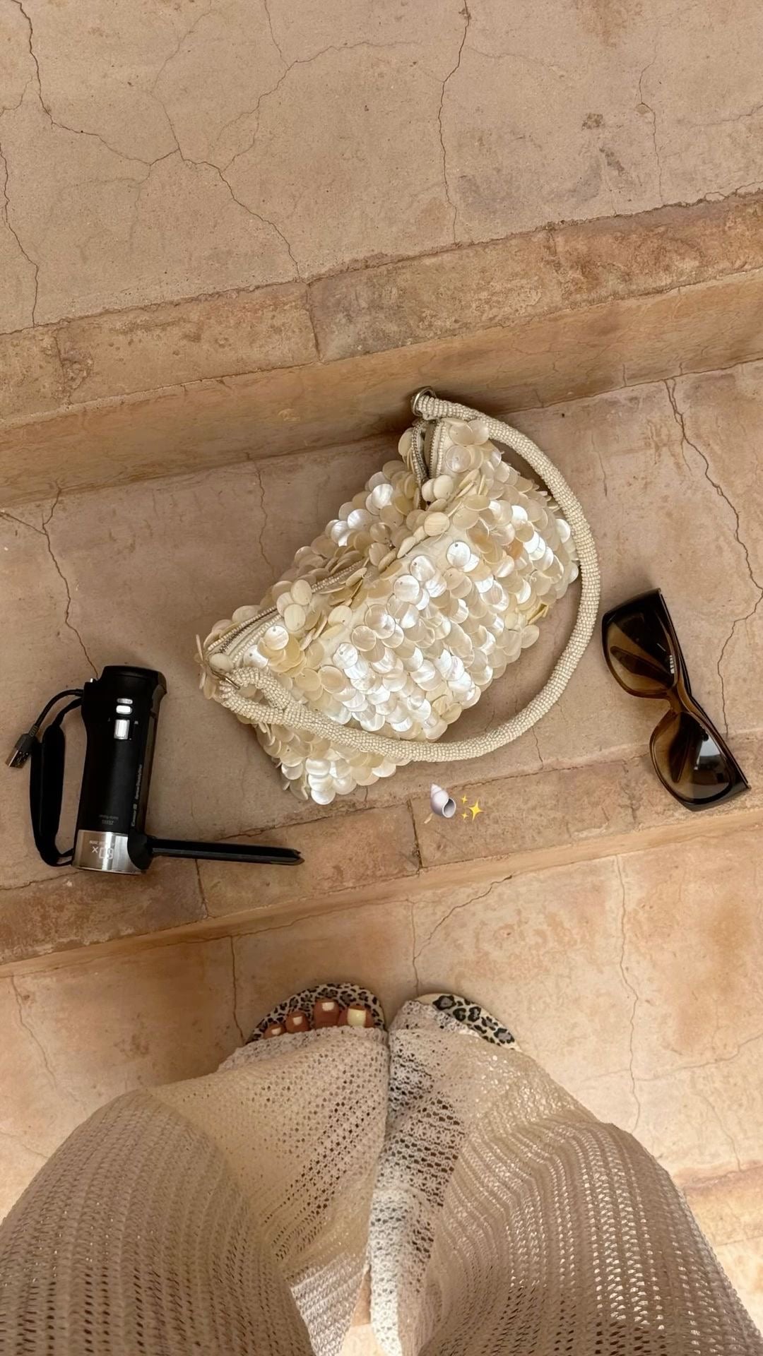 Sac à Main Vintage à Paillettes – Pochette Élégante Toutes Saisons