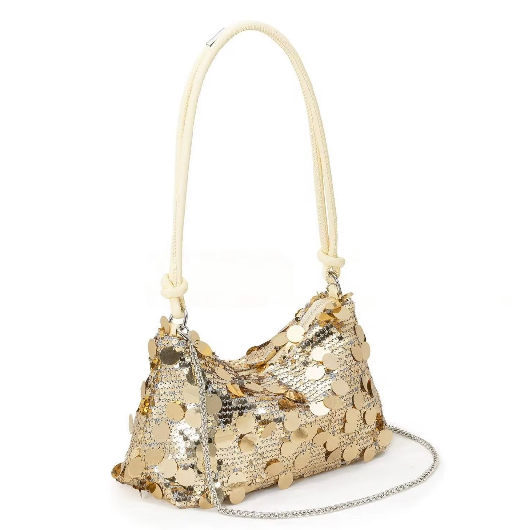 Sac à Main Vintage à Paillettes – Pochette Élégante Toutes Saisons