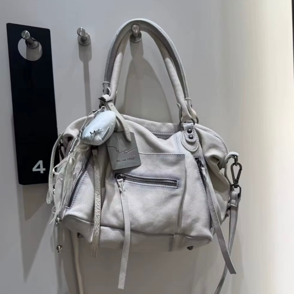 Sac Bandoulière Vintage – Style Moto Bohème