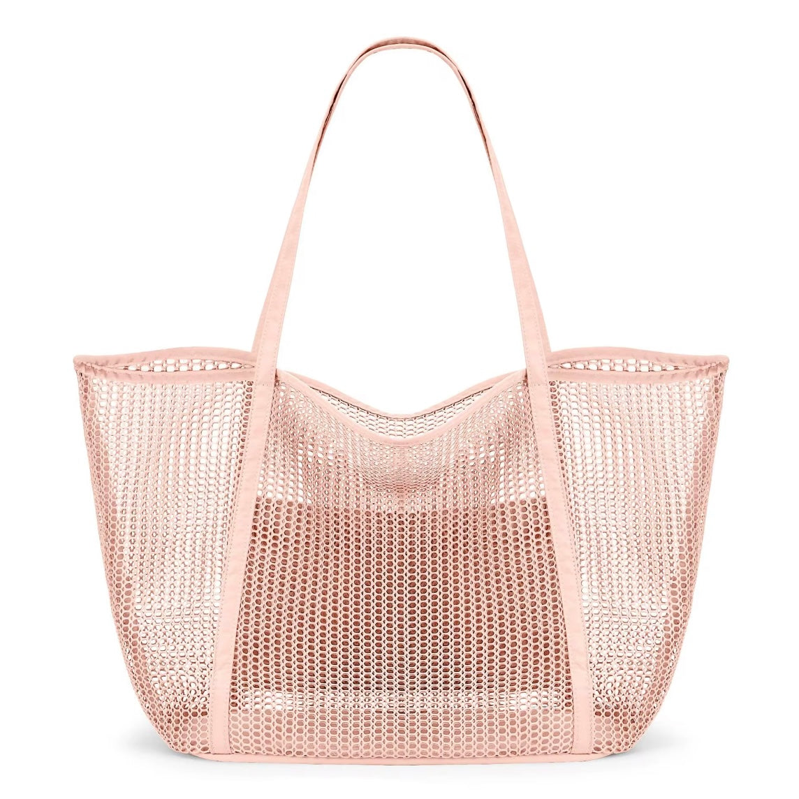 Tote Soleil – Strandtasche mit großem Fassungsvermögen aus Mesh, das Must-have für deine Sommer