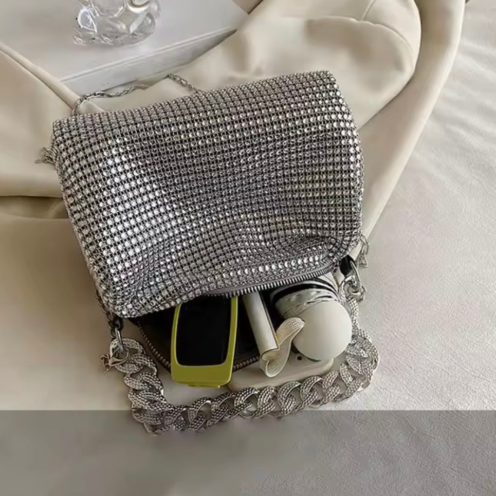 Mini Sac Étoile — Bandoulière Soirée à Strass, Le Bijou de Ton Été
