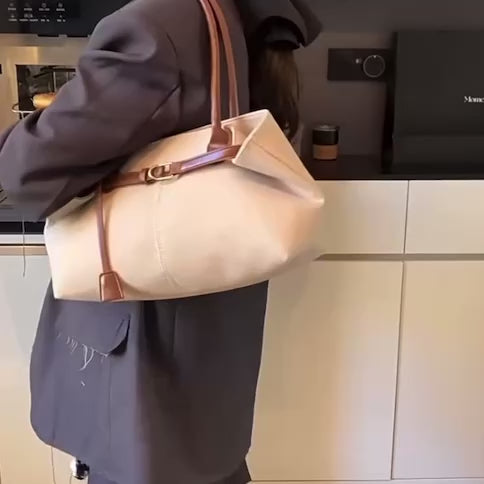 Sac Toile Capri — Bandoulière Vintage Grande Capacité, L'Allure Bohème du Quotidien